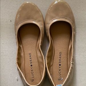 Women’s Lucky Brand Tan Ballet Flats